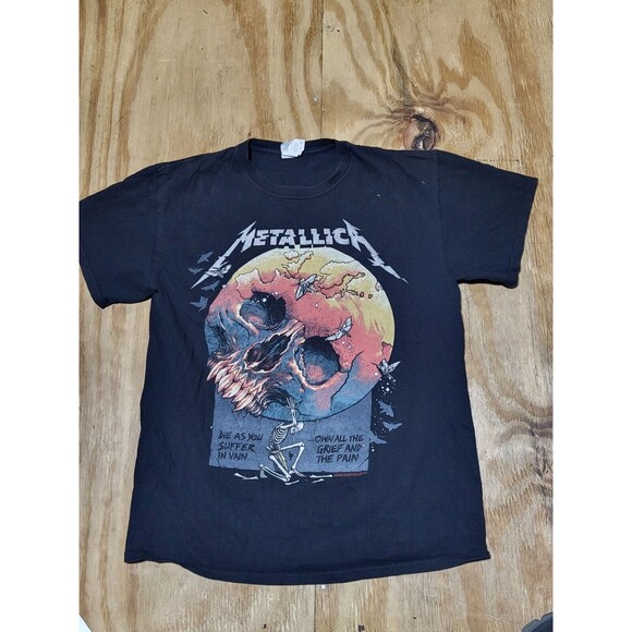 Metallica Atlas Rise T-Shirt Black Short Sleeve Adult M Tour Gildan Cotton @M5 - Picture 1 of 8